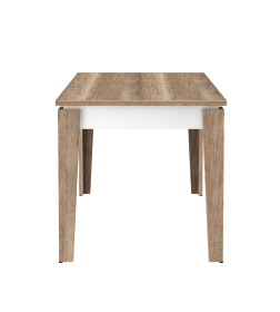 Стол раздвижной STAN, 1180(1570)х760х745, (дуб каньон)