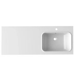 Умывальник на стиральной машиной из акрилового камня Ulgran Paola Bella 120 правый