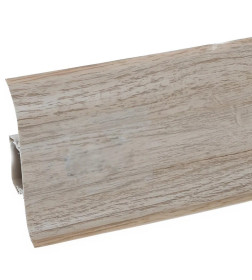 Плинтус ПВХ 58мм L003 Дуб белёный -2,20м
