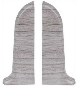 Заглушка лев и прав 58мм L004 Ясень (упак 2шт)