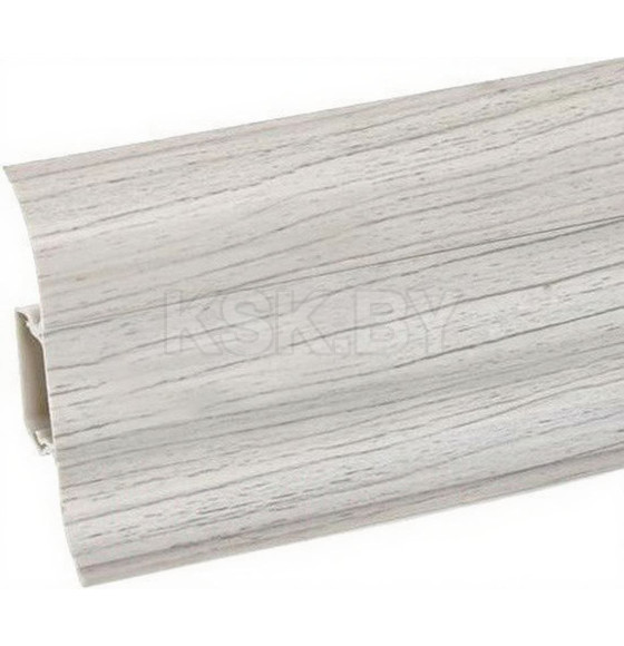 Плинтус ПВХ 58мм L004 Ясень -2,20м