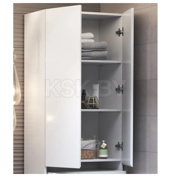 Шкаф напольный Vigo Wing 640 под стир.машину белый (shnr.WIN.64.2D белый) 