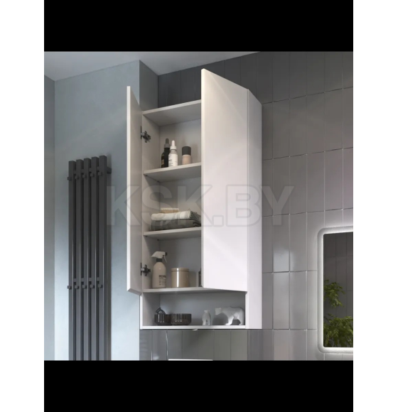 Шкаф подвесной Vigo Wing 600 (с нишей) белый (195 белый) 