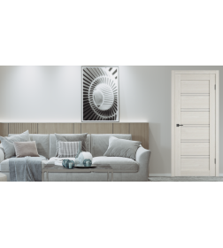 Дверное полотно Atum Pro 28X Artic Oak White cloud  2000х600х39мм