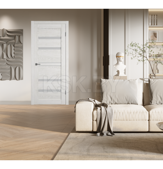 Дверное полотно Atum Pro 26X Air stratum White cloud 2000х800х39мм