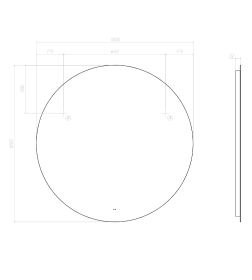 Зеркало с подсветкой Vigo Otti Classic 1000
