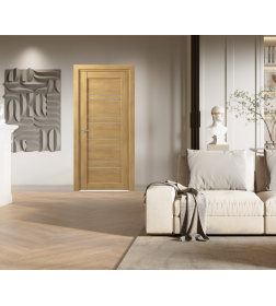 Дверь межкомнатная D15 Дуб шале натуральный  2000х900х35мм