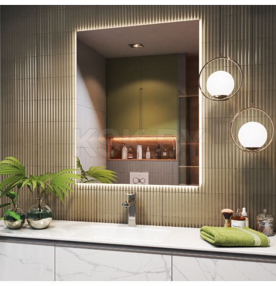 Зеркало с подсветкой Vigo Quadro Comfort 800 (145) 