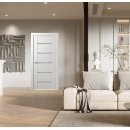 Дверь межкомнатная D15 Дуб шале снежный  2000х600х35мм