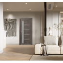 Дверь межкомнатная D19 Дуб шале графит  2000х800х35мм