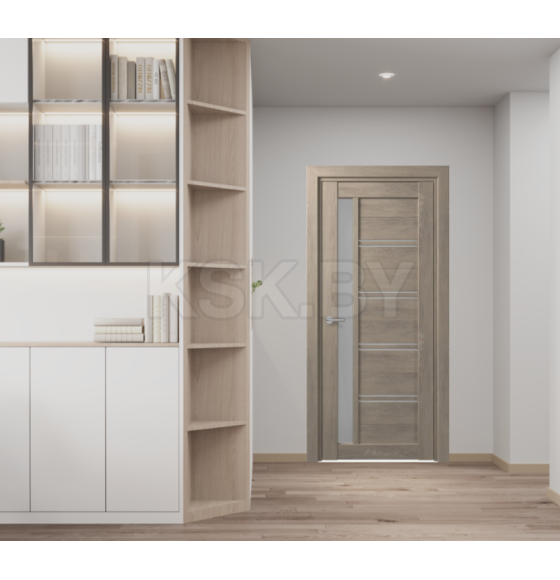 Дверь межкомнатная D19 Дуб шале седой  2000х800х35мм