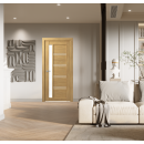 Дверь межкомнатная D19 Дуб шале натуральный  2000х800х35мм