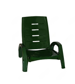 Шезлонг складной на колесах, тёмно-зелёный, Стандарт Пластик Групп