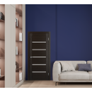 Дверь межкомнатная ST1 Венге,стекло матовое  2000х900х35мм