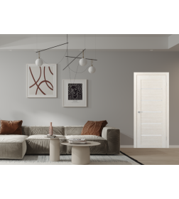 Дверь межкомнатная ST1 Бьянко,стекло матовое  2000х800х35мм