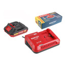 Набор аккумулятор 2 А*ч и зарядное устройство 1х2 А WORTEX (2329017) 