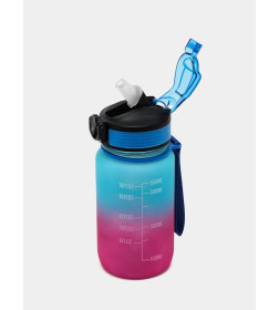 Бутылка спортивная для воды пластиковая с клапаном 550мл, цвет розово-синий TDA 4319