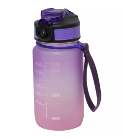 Бутылка спортивная для воды пластиковая с клапаном 550мл, цвет фиолетовый TDA 4320