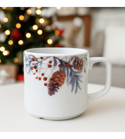 Кружка "Зима" 250 см3 5С1441Ф34 фарфор