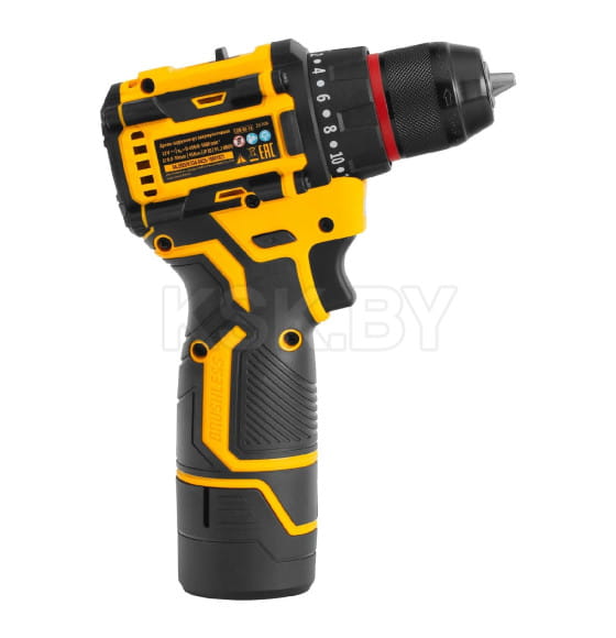 Дрель-шуруповерт аккумуляторная Denzel CDH-BL-12 (26108) 