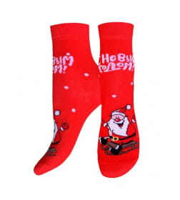 Носки детские 3079 Брестские NEW YEAR (рисунок, НГ), р. 21-22 рис.8041 КРАСНЫЙ