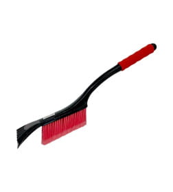 Щетка для снега FELIX с поролоновой ручкой и скребком в верхней части (55см)