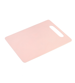Доска разделочная большая 243х339х5мм пудровый Технопластик 