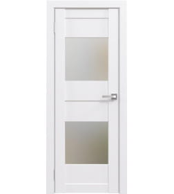 Дверь межкомнатная Flash 16,2000х600х38мм,Белый,стекло матовое