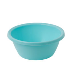 Миска-таз круглый 365 мм 9 л (цвет - светло-голубой)