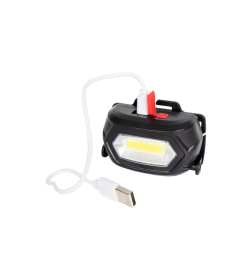 Фонарик налобный, аккум.,YM-825, зарядка TYPE-C, 3 режима, COB