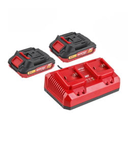 Набор аккумулятор 2х2 А*ч и зарядное устройство 2х2 А WORTEX