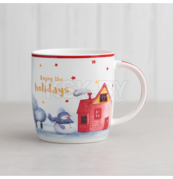 Кружка керамическая, в кор., 360 мл., Golden Wishes-1, PERFECTO LINEA (30-062631) 