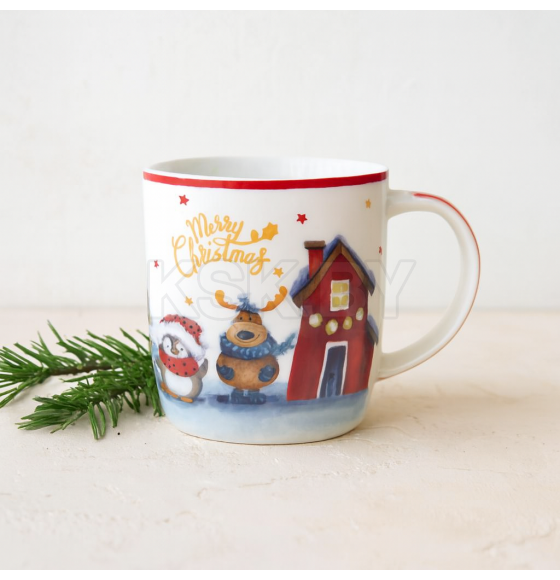 Кружка керамическая, в кор., 360 мл., Golden Wishes-4, PERFECTO LINEA (30-062634) 