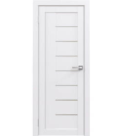Дверь межкомнатная Flash 07,2000х600х38мм,Белый,стекло матовое