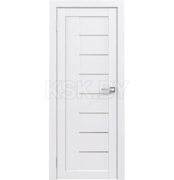 Дверь межкомнатная Flash 07,2000х700х38мм,Белый,стекло матовое