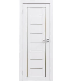 Дверь межкомнатная Flash 06,2000х600х38мм,Белый,стекло матовое