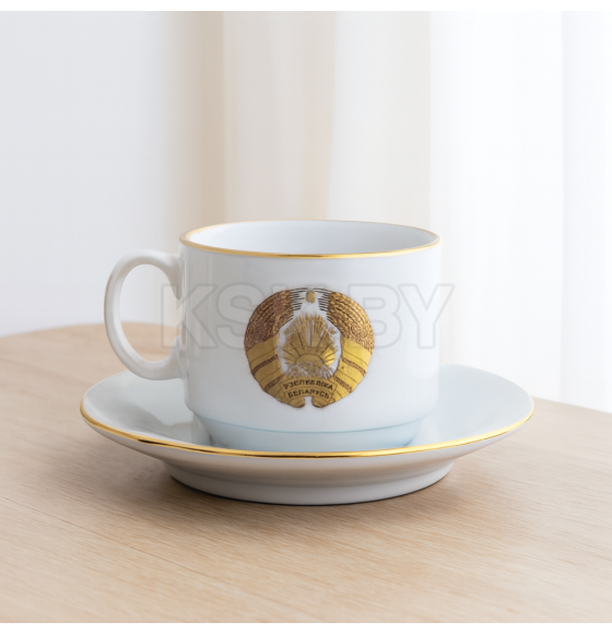 Чайная пара фарфор 220 см3 ф287 Экспресс "Национальная премиум" 4С1386Ф34 (4С1386Ф34) 