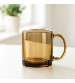 Кружка стеклянная "Nordic Golden Honey" 380 мл P9158