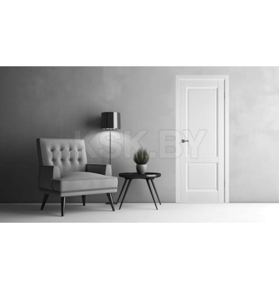 Дверное полотно Emalex Elegant 2 ДГ Ice 2000х600х35мм