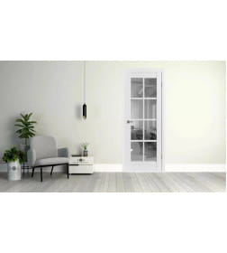 Дверное полотно Emalex ER1 ДО Ice,air space 2000х800х35мм