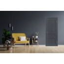 Дверное полотно Emalex EST3 ДГ Onyx 2000х900х35мм