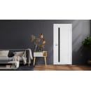 Дверное полотно Emalex E34 Ice,Black Gloss 2000х800х35мм