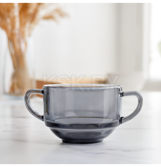Бульонница 480 мл с ручками 53772 Grey Pasabahce (53772 1112762) 
