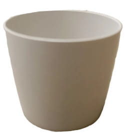 Горшок цветочный 0,5л d100 мм  бежевый Технопластик