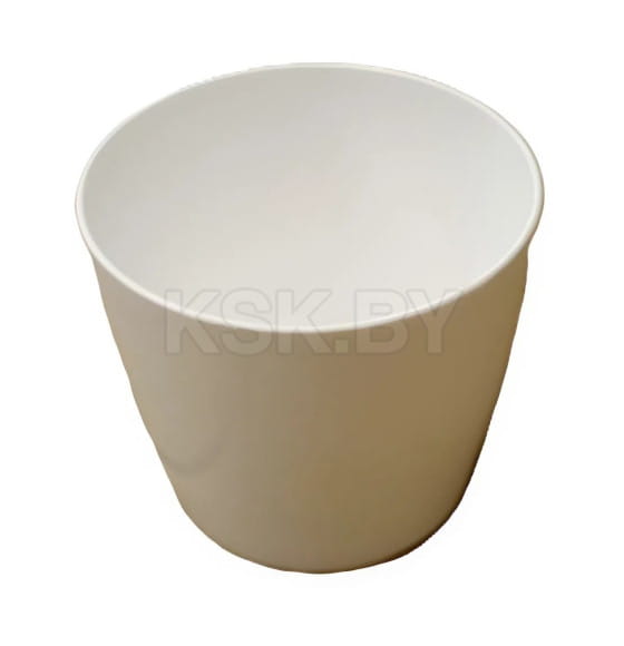 Горшок цветочный 0,5л d100 мм  белый Технопластик (Т2301) 