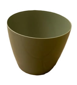 Горшок цветочный 1,0л d125 мм  зеленый шалфей Технопластик