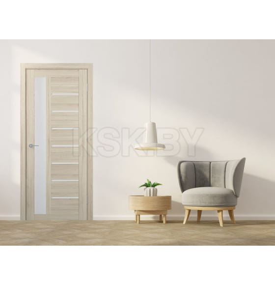 Дверь межкомнатная ST4 Капучино,стекло матовое  2000х700х35мм