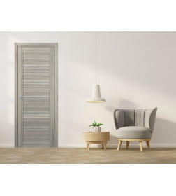 Дверь межкомнатная ST5 Сонома грей,стекло матовое  2000х900х35мм