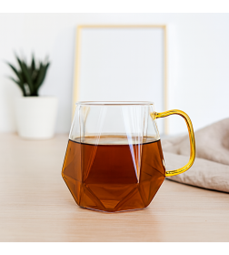 Кружка GL22-26 стеклянная 300 мл MonAmi Diamond