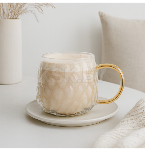 Кружка GL22-28 стеклянная 420 мл MonAmi Bubble (GL22-28) 